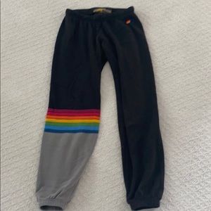 Aviator Nation Rainbow Stitch Sweats- Small